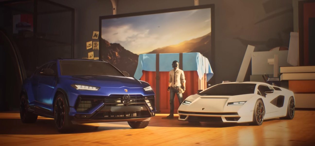 PUBG collaboration with Lamborghini event