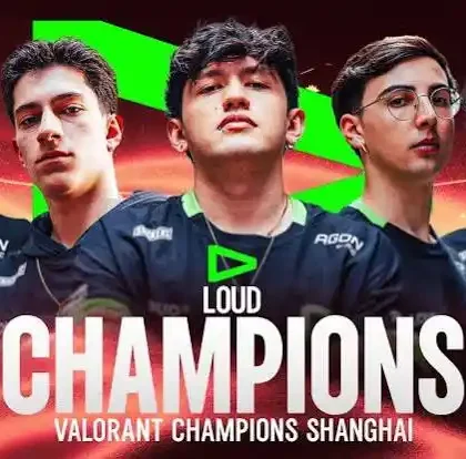 LOUD defeated Team Vitality 3-1 in Shanghai to claim its second VALORANT Champions 2026 title