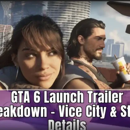 The trailer for GTA 6 showcases Vice City and the story of Jason and Lucía.