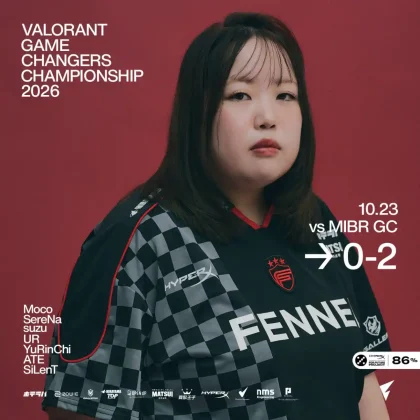 MIBR GC defeated FENNEL Female 2-0 at VCT Game Changers 2026